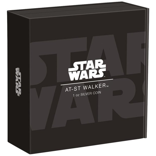 Niue: Star Wars - AT-ST Walker 1 uncja Srebra 2022 Proof