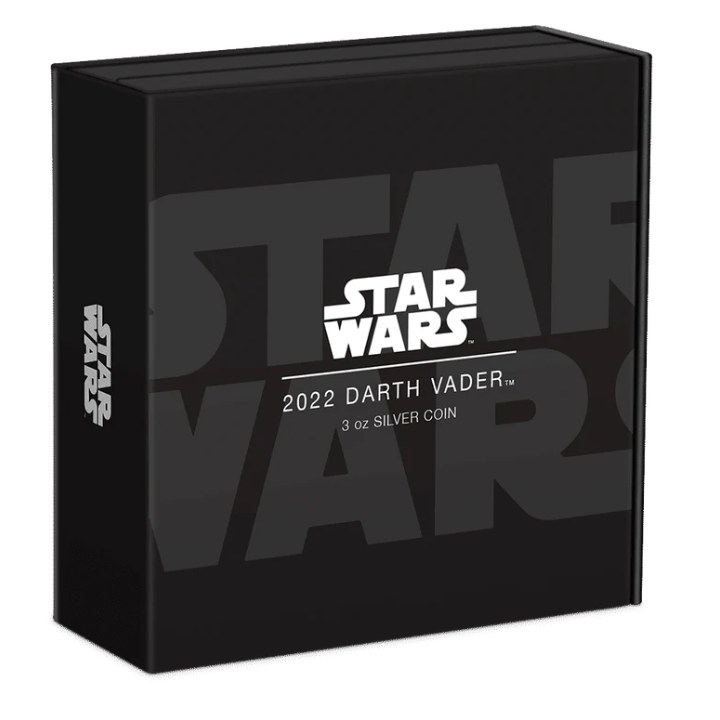 Niue: Star Wars - Darth Vader kolorowany 3 uncje Srebra 2022 Proof