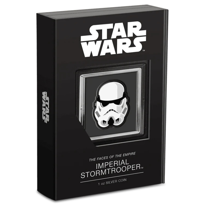 Niue: Star Wars The Faces of the Empire - Imperial Stormtrooper kolorowany 1 uncja Srebra 2021 Proof