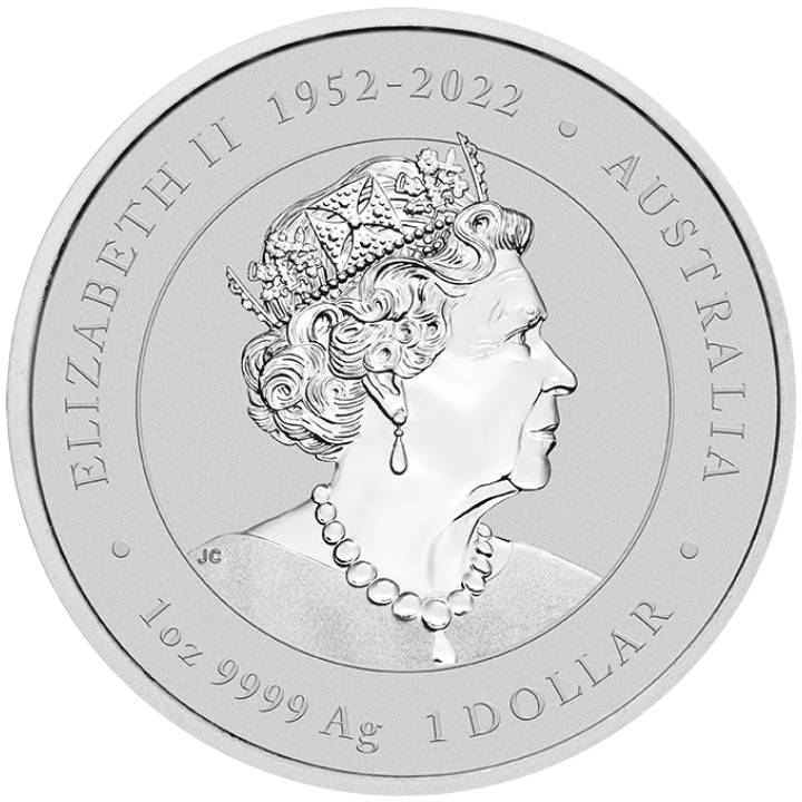 Perth Mint: Lunar III - Rok Smoka pozłacany 1 uncja Srebra 2024 (bez etui)