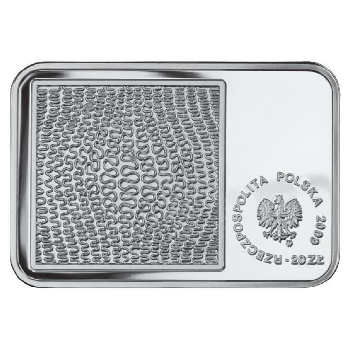 Polscy Malarze XIX/XX wieku - Władysław Strzemiński kolorowany 20 zł Srebro 2009 Proof