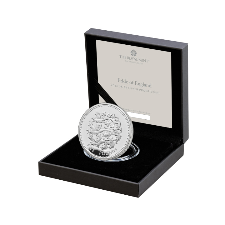 Pride of England £5 Srebro 2023 Proof 