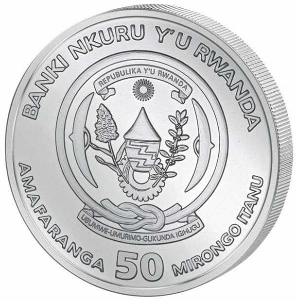 Rwanda: Lunar - Rok Królika 1 uncja Srebra 2023 Proof