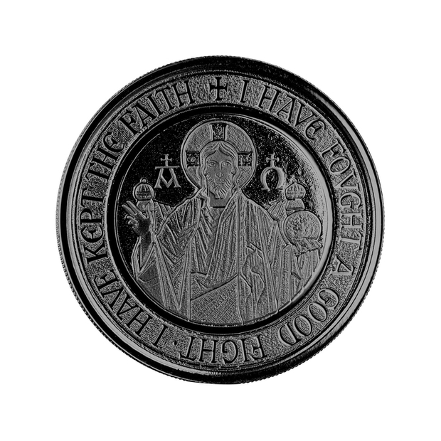 Samoa: Alpha & Omega 1 uncja Srebra 2021 Black Rhodium Proof