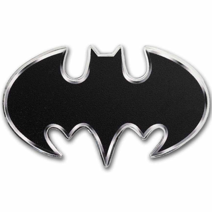 Samoa: Batman Batarang kolorowany 1 uncja Srebra 2024 Shaped Coin