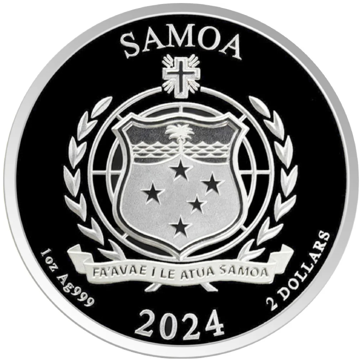 Samoa: Golden Eagle 1 uncja Srebra 2024 Prooflike