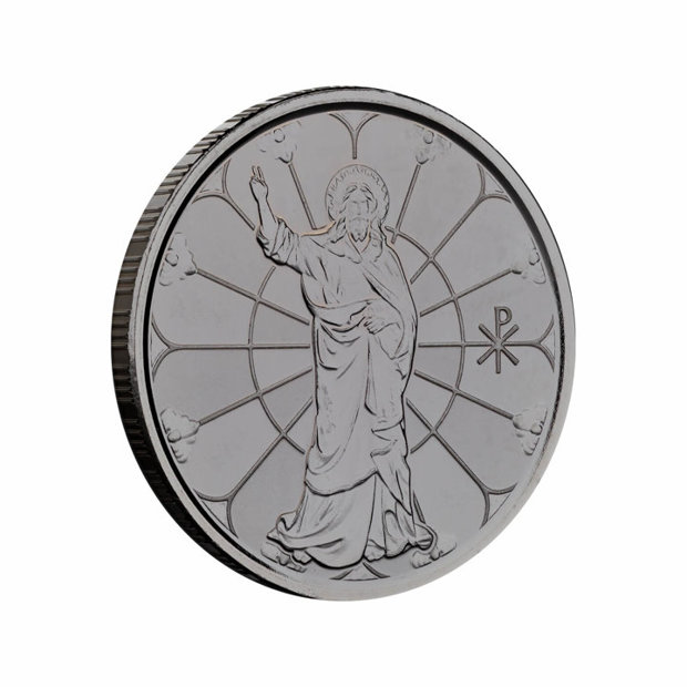 Samoa: Light of Christ 1/2 uncji Srebra 2022 Black Rhodium Proof