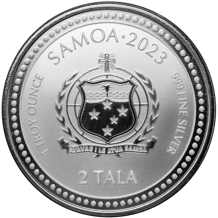 Samoa: The Teacher 1 uncja Srebra 2023 Prooflike