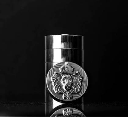 Scottsdale Mint Lion Stacker 5 uncji Srebra Round