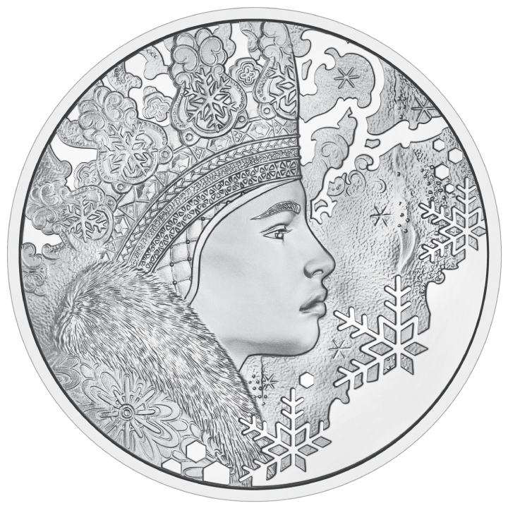 Secrets of Snow 20 Euro Srebro 2023 Proof