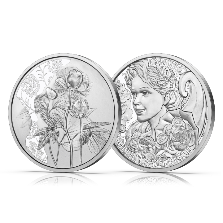 The Peony 10 Euro Srebro 2024