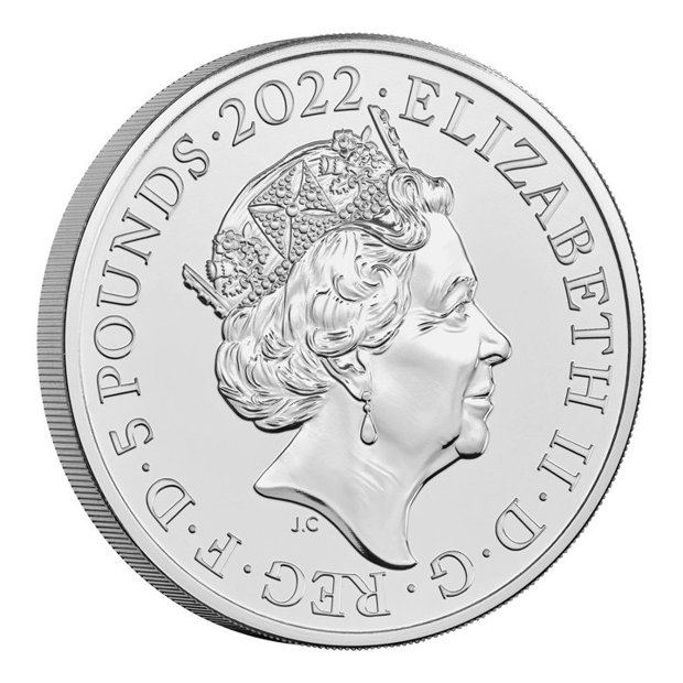 The Queens Reign - Commonwealth Miedzionikiel £5 2022 