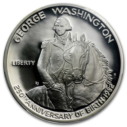 USA: George Washington 1/2 Dollar Srebro 1982-S Proof