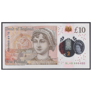 Banknot 10 Funtów Brytyjskich - Królowa Elżbieta II (10 pound / 10 GBP) Obiegowy 