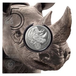 Big Five II: Rhino 1 uncja Srebra 2022