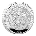 Britannia 2 uncje Srebra 2022 Proof