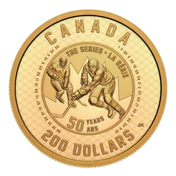 Canada: 50. rocznica Summit Series 1 uncja Złota 2022 Proof 