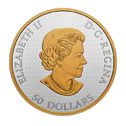 Canada: Holiday Gifts pozłacany 5 uncji Srebra 2022 Proof