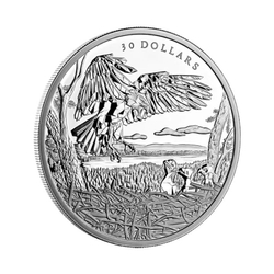 Canada: Multifaceted Animal Family - Bald Eagles 2 uncje Srebra 2022 Proof