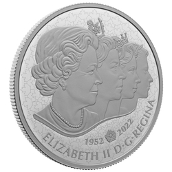 Canada: Queen Elizabeth II’s Reign $50 Srebro 2022 Proof 