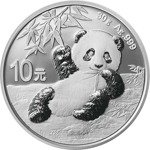 Chińska Panda 30 gramów Srebra 2020