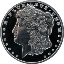 Classic Design: Morgan Dollar Design 1 uncja Srebra Round