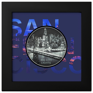 Cook Islands: Big City Lights - San Francisco kolorowany 1 uncja Srebra 2024 Proof