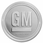 General Motors Logo (1967-2021) 1 uncja Srebra 