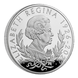 Her Majesty Queen Elizabeth II £10 5 uncji Srebra 2022 Proof 