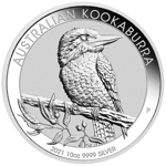 Kookaburra 10 uncji Srebra 2021