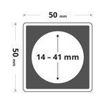 Leuchtturm - Plastikowy kapsel Quadrum Intercept (średnica: różne rozmiary) (6 sztuk)