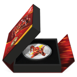 Niue: DC Comics - The Flash kolorowany 1 uncja Srebra 2023 Proof