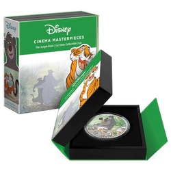 Niue: Disney Cinema Masterpieces - Jungle Book kolorowany 3 uncje Srebra 2022 Proof