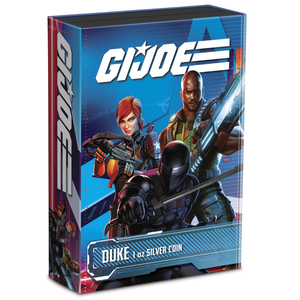 Niue: G.I. Joe - Duke kolorowany 1 uncja Srebra 2024 Proof