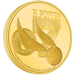 Niue: Harry Potter Classic - Golden Snitch 1/4 uncji Złota 2022 Proof