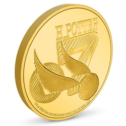 Niue: Harry Potter Classic - Golden Snitch 1/4 uncji Złota 2022 Proof