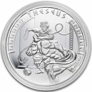 Niue: Heroes of Greek Mythology - Theseus 1 uncja Srebra 2024