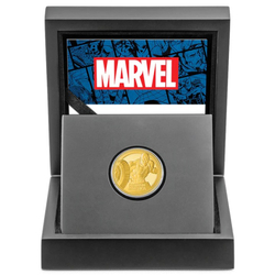 Niue: Marvel - Captain America 1/4 uncji Złota 2023 Proof