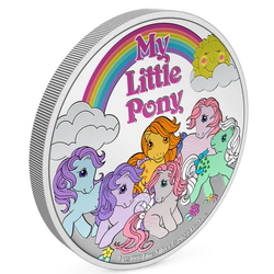 Niue: My Little Pony kolorowany 1 uncja Srebra 2022 Proof