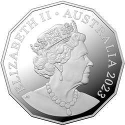 RAM: 50th Anniversary of the Sydney Opera House 50c pozłacany Srebro 2023 Proof 