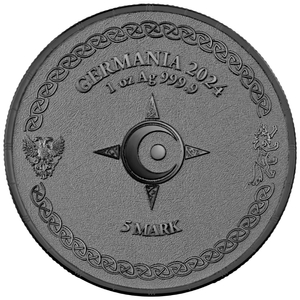 Ragnarök: Hati 1 uncja Srebra 2024 (Black Silver)