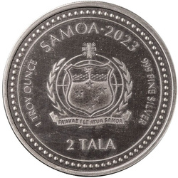 Samoa: The Teacher 1 uncja Srebra 2023 Antiqued Coin