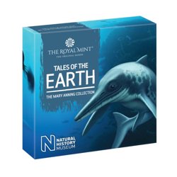 Tales of the Earth: Temnodontosaurus 50p Srebro 2021 Proof 