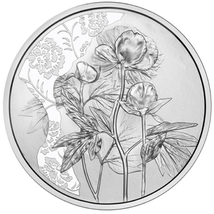 The Peony 10 Euro Srebro 2024