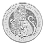 The Royal Tudor Beasts: Lion of England 10 uncji Srebra 2022