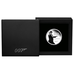 Tuvalu: James Bond Legacy 3rd issue - Timothy Dalton kolorowany 1 uncja Srebra 2023 Proof