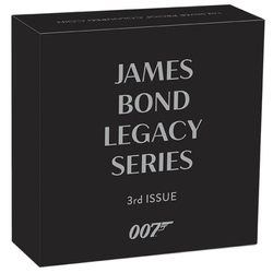 Tuvalu: James Bond Legacy 3rd issue - Timothy Dalton kolorowany 1 uncja Srebra 2023 Proof