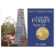 Anzac Day: Australian Intelligence Corps Aluminio Bronce 2017 (moneda en tarjeta)