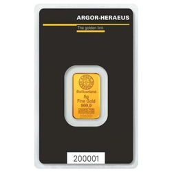 Argor Heraeus Lingote de oro de 5 gramos LBMA