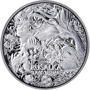 Bestias Eslavas: Rusalka 1000 Francos 2 oz Plata 2022